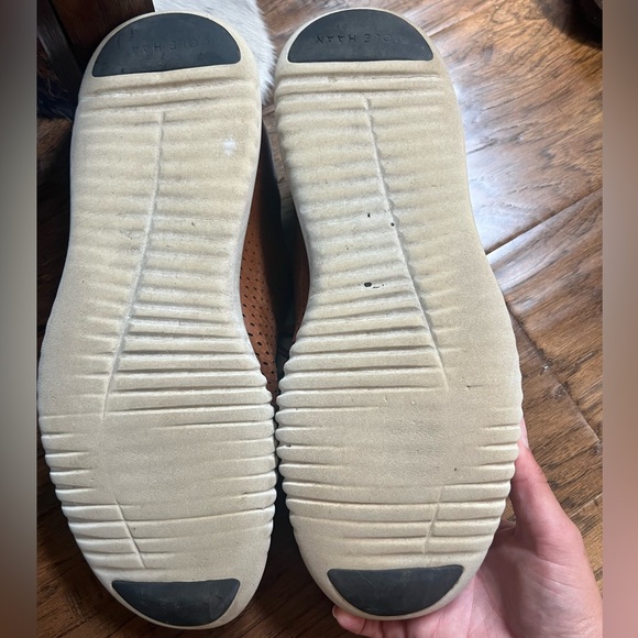 Men’s Cole Haan 2.ZERØGRAND Leather Laser Cut Wingtip Oxfords - Picture 2 of 4